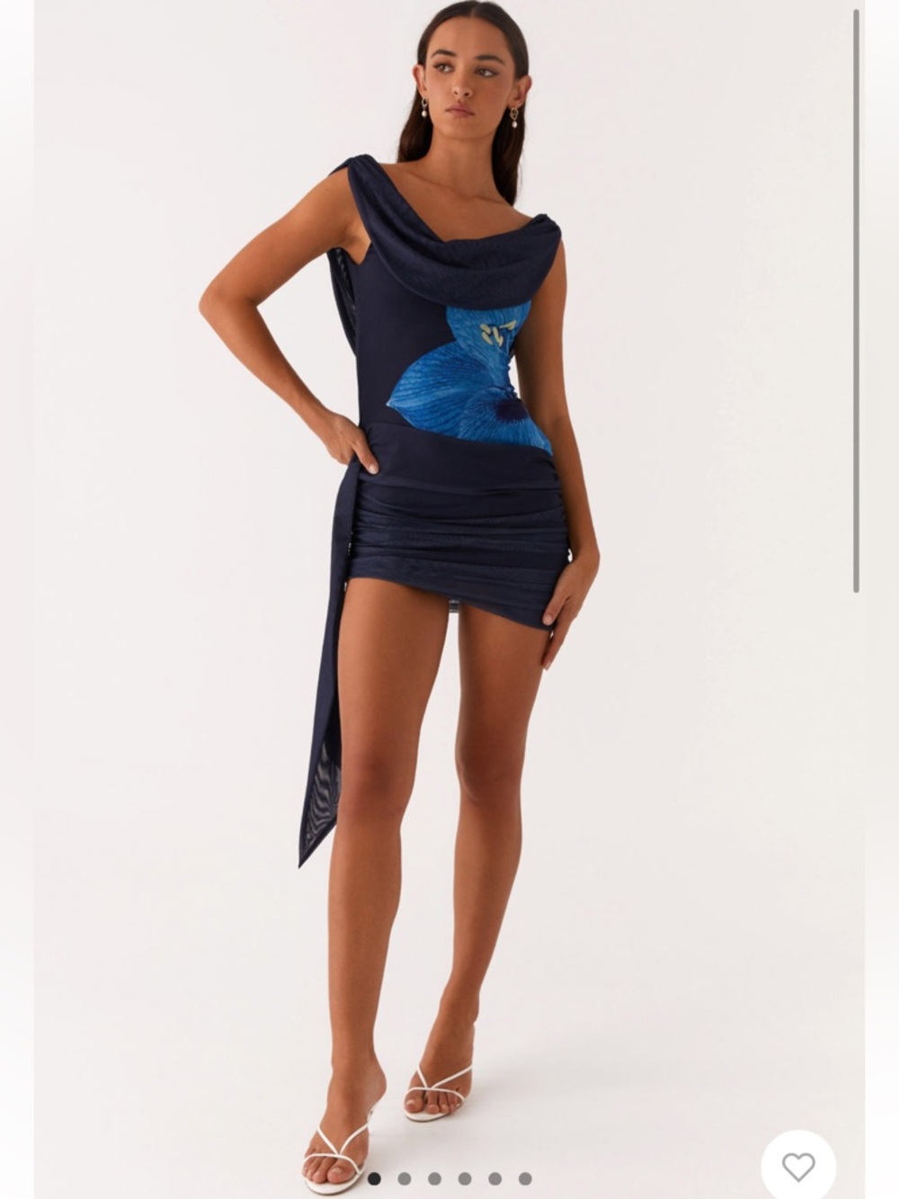 NWT Good Fortune Mini Dress - Navy PEPPERMAYO